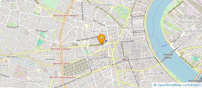 localisation de l'entreprise MONSIEUR PHILIPPE MAURIES  BORDEAUX