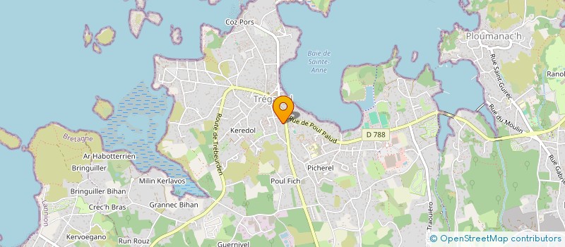localisation de l'entreprise MONSIEUR PHILIPPE MAUROUARD  TREGASTEL
