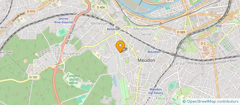 localisation de l'entreprise MONSIEUR PHILIPPE MAURY à MEUDON
