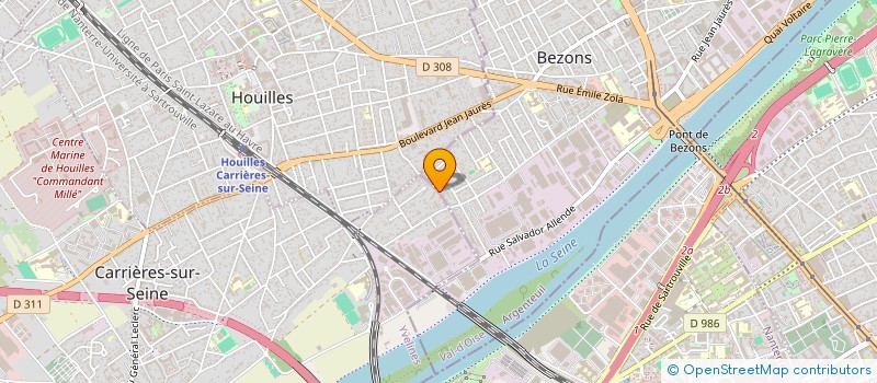 localisation de l'entreprise MONSIEUR PHILIPPE MAUTE à CARRIERES-SUR-SEINE