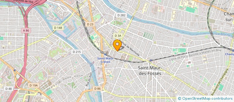 localisation de l'entreprise MONSIEUR PHILIPPE MAVEL à SAINT-MAUR-DES-FOSSES