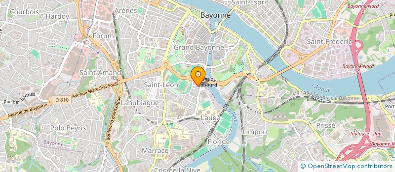 localisation de l'entreprise MONSIEUR PHILIPPE MAYERAU-CASAMAYOU  BAYONNE