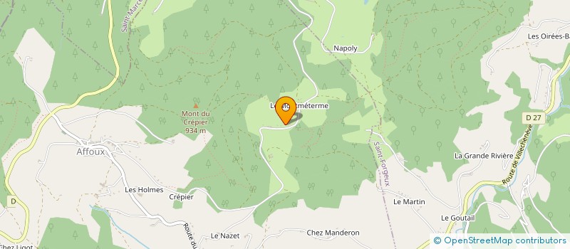 localisation de l'entreprise MONSIEUR PHILIPPE MAYNAND  AFFOUX