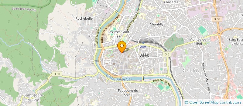 localisation de l'entreprise MONSIEUR PHILIPPE MAZAUDIER à ALES
