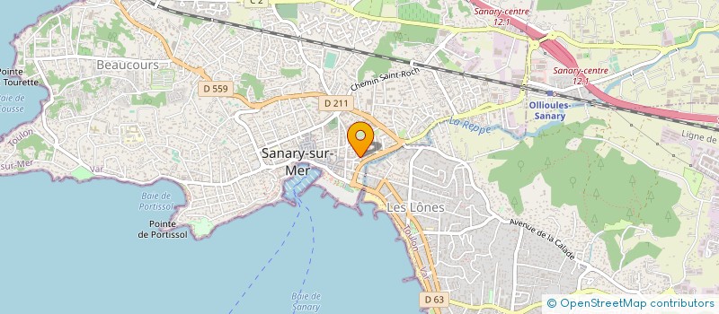 localisation de l'entreprise MONSIEUR PHILIPPE MAZELLA  SANARY-SUR-MER