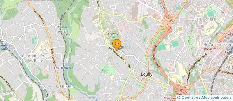 localisation de l'entreprise MONSIEUR PHILIPPE MAZET  ECULLY