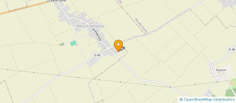 localisation de l'entreprise MONSIEUR PHILIPPE MAZINGAND  MESNIL-SELLIERES
