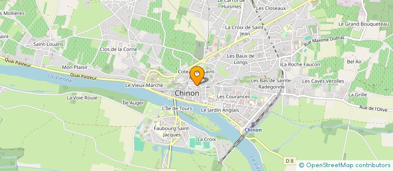 localisation de l'entreprise MONSIEUR PHILIPPE MAZINGUE  CHINON