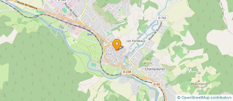 localisation de l'entreprise MONSIEUR PHILIPPE MAZUEL à DIE