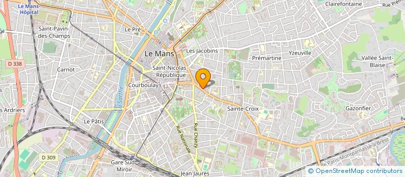 localisation de l'entreprise MONSIEUR PHILIPPE MAZUY  LE MANS