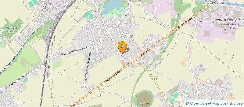 localisation de l'entreprise MONSIEUR PHILIPPE MAZYN  VENDIN-LE-VIEIL