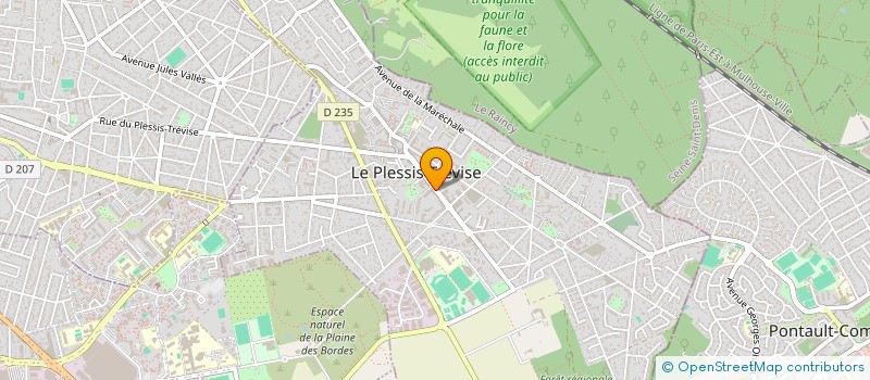 localisation de l'entreprise MONSIEUR PHILIPPE MAZZONI à LE PLESSIS-TREVISE