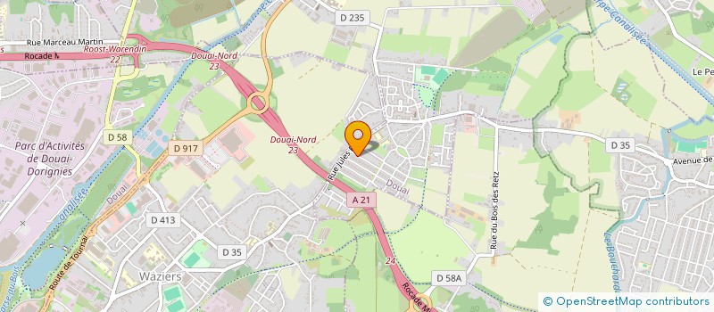 localisation de l'entreprise MONSIEUR PHILIPPE MBARGA  DOUAI