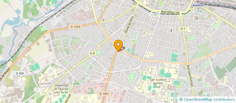 localisation de l'entreprise MONSIEUR PHILIPPE MBENDE  AMIENS