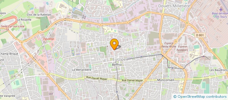 localisation de l'entreprise MONSIEUR PHILIPPE MEDINA  TOURS