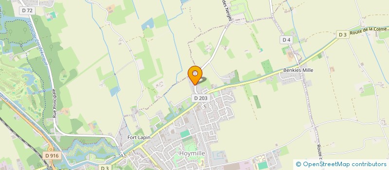 localisation de l'entreprise MONSIEUR PHILIPPE MEESEMAECKER  HOYMILLE