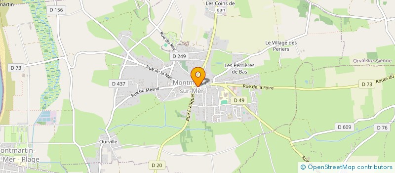 localisation de l'entreprise MONSIEUR PHILIPPE MEHEUST  MONTMARTIN-SUR-MER