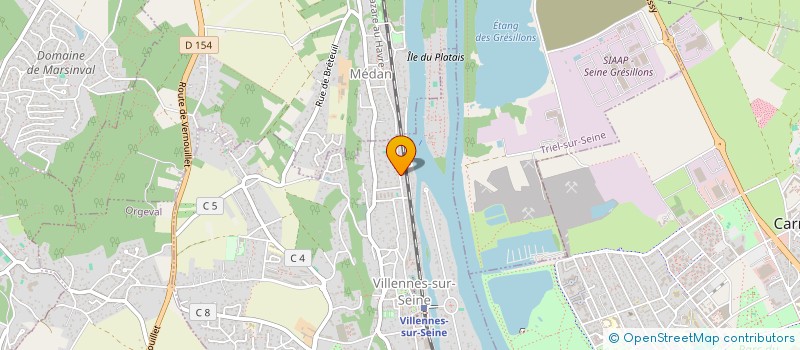 localisation de l'entreprise MONSIEUR PHILIPPE MEICHLER  VILLENNES-SUR-SEINE