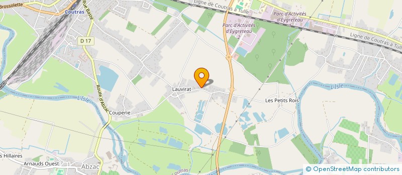 localisation de l'entreprise MONSIEUR PHILIPPE MEILLIEZ  COUTRAS