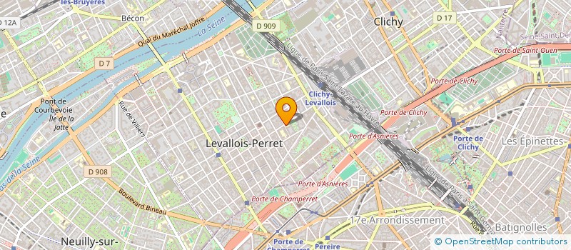 localisation de l'entreprise MONSIEUR PHILIPPE MEJEAN à LEVALLOIS-PERRET