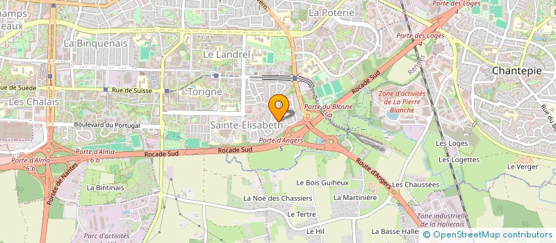 localisation de l'entreprise MONSIEUR PHILIPPE MELAINE  RENNES