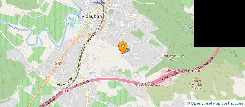 localisation de l'entreprise MONSIEUR PHILIPPE MELCONIAN  VIDAUBAN