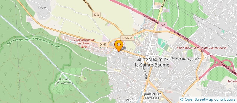 localisation de l'entreprise MONSIEUR PHILIPPE MELEY  SAINT-MAXIMIN-LA-SAINTE-BAUME