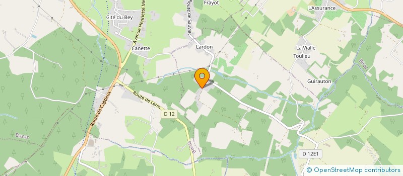 localisation de l'entreprise MONSIEUR PHILIPPE MELIN  SAUVIAC