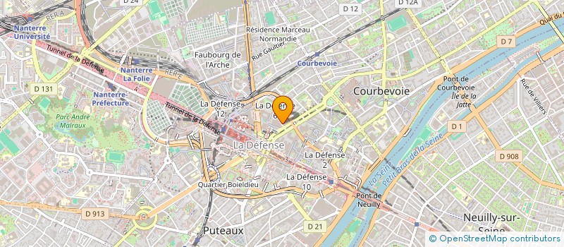 localisation de l'entreprise MONSIEUR PHILIPPE MELIYI  COURBEVOIE