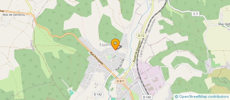 localisation de l'entreprise MONSIEUR PHILIPPE MELLET  ESPERE