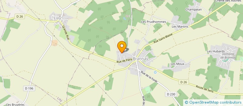 localisation de l'entreprise MONSIEUR PHILIPPE MELUSE à BRANNAY