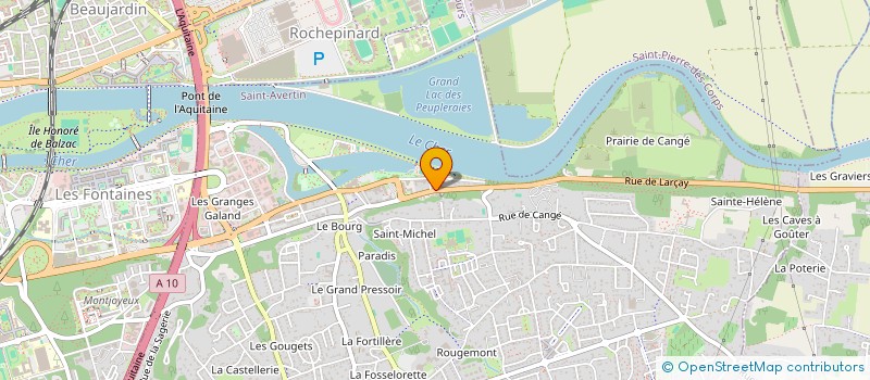 localisation de l'entreprise MONSIEUR PHILIPPE MENANTEAU  SAINT-AVERTIN