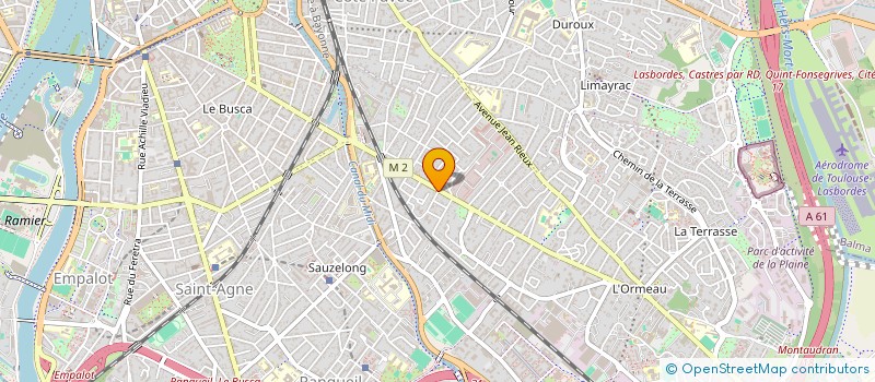 localisation de l'entreprise MONSIEUR PHILIPPE MENARD à TOULOUSE