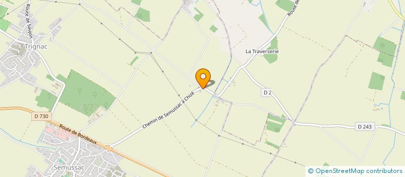 localisation de l'entreprise MONSIEUR PHILIPPE MENARD  SEMUSSAC