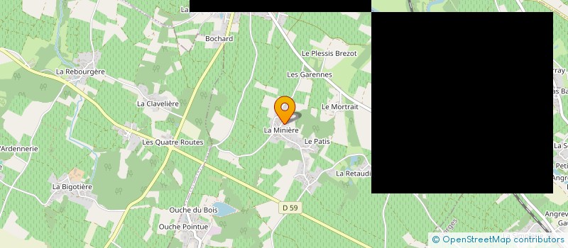 localisation de l'entreprise MONSIEUR PHILIPPE MENARD  MONNIERES