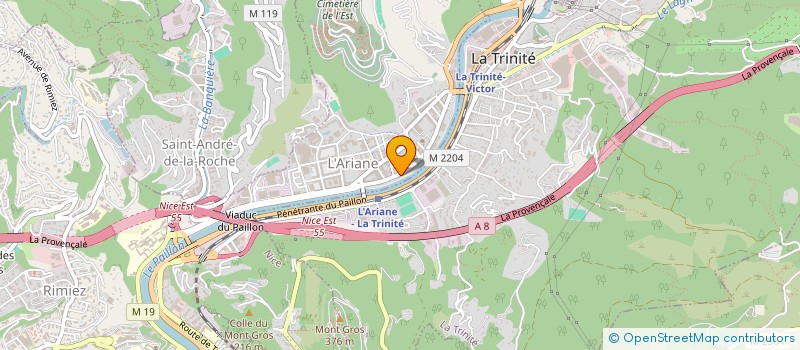 localisation de l'entreprise MONSIEUR PHILIPPE MENDES à NICE