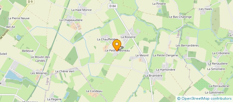 localisation de l'entreprise MONSIEUR PHILIPPE MENET  CELLIER (LE)