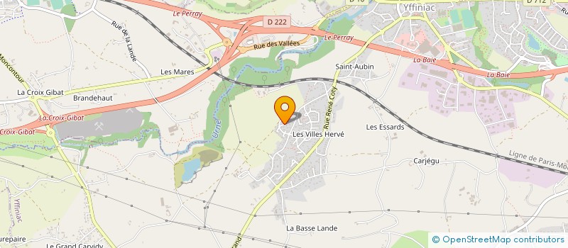 localisation de l'entreprise MONSIEUR PHILIPPE MENIER à YFFINIAC