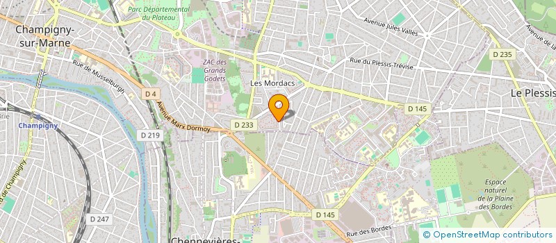 localisation de l'entreprise MONSIEUR PHILIPPE MENSAH  CHAMPIGNY-SUR-MARNE