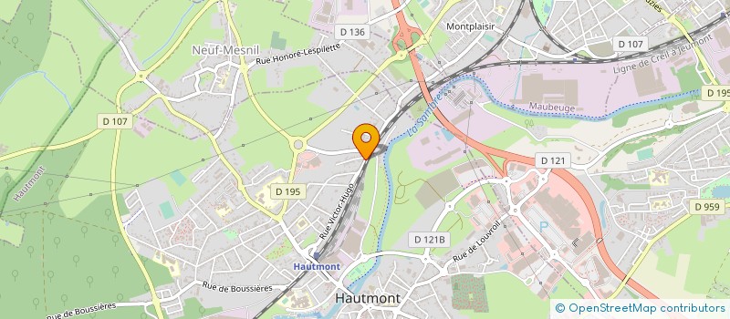 localisation de l'entreprise MONSIEUR PHILIPPE MENTION à HAUTMONT