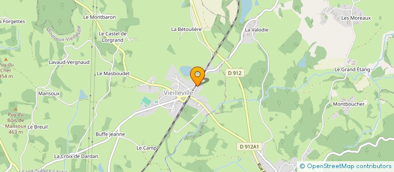 localisation de l'entreprise MONSIEUR PHILIPPE MENUDIER à MOURIOUX-VIEILLEVILLE