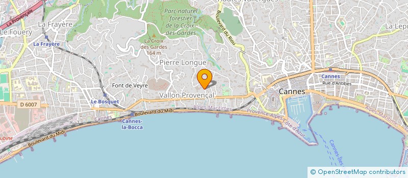 localisation de l'entreprise MONSIEUR PHILIPPE MENZIN à CANNES