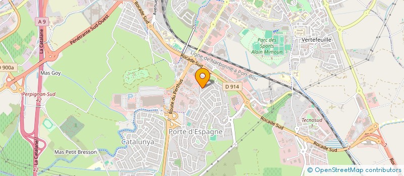 localisation de l'entreprise MONSIEUR PHILIPPE MERCKLE  PERPIGNAN