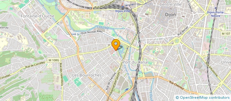 localisation de l'entreprise MONSIEUR PHILIPPE MERENTIER à DIJON