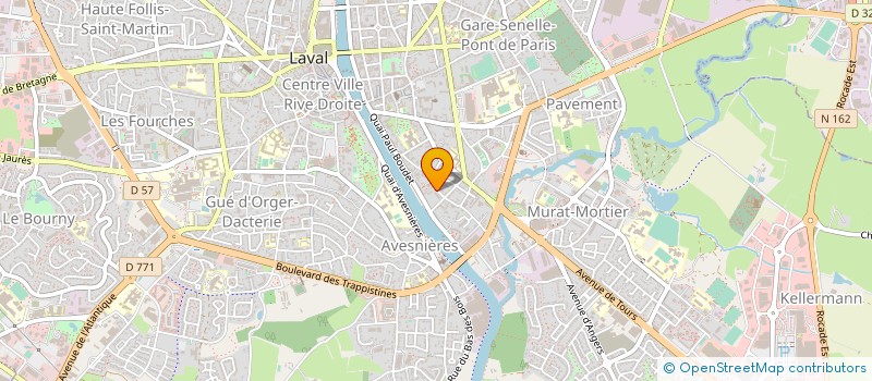 localisation de l'entreprise MONSIEUR PHILIPPE MERIENNE à LAVAL