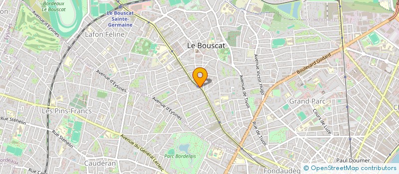 localisation de l'entreprise MONSIEUR PHILIPPE MERLET à LE BOUSCAT