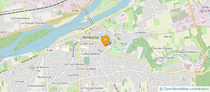 localisation de l'entreprise MONSIEUR PHILIPPE MERLEVEDE  AMBOISE