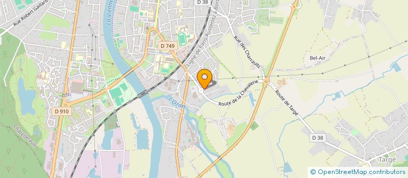 localisation de l'entreprise MONSIEUR PHILIPPE MERLIER  CHATELLERAULT