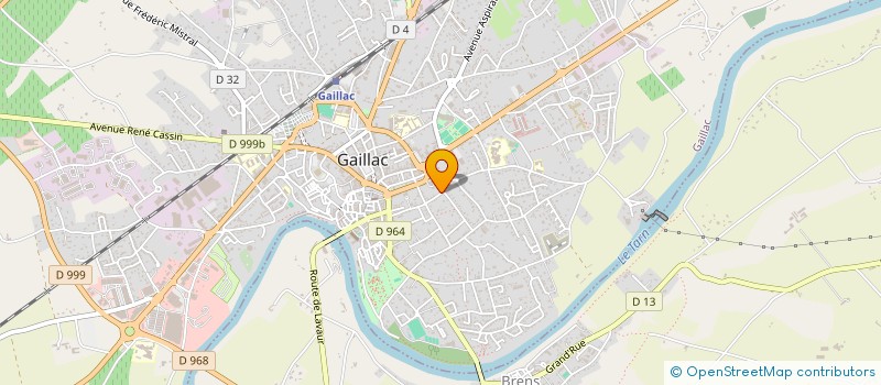 localisation de l'entreprise MONSIEUR PHILIPPE MERLIN  GAILLAC