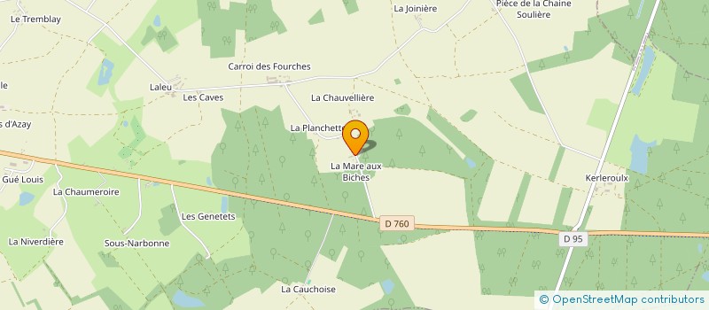 localisation de l'entreprise MONSIEUR PHILIPPE MERLIN D'ESTREUX DE BAUGRENIER à MANTHELAN